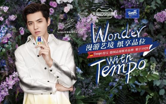 2月21日，Tempo得寶打造紙巾藝術(shù)盛宴